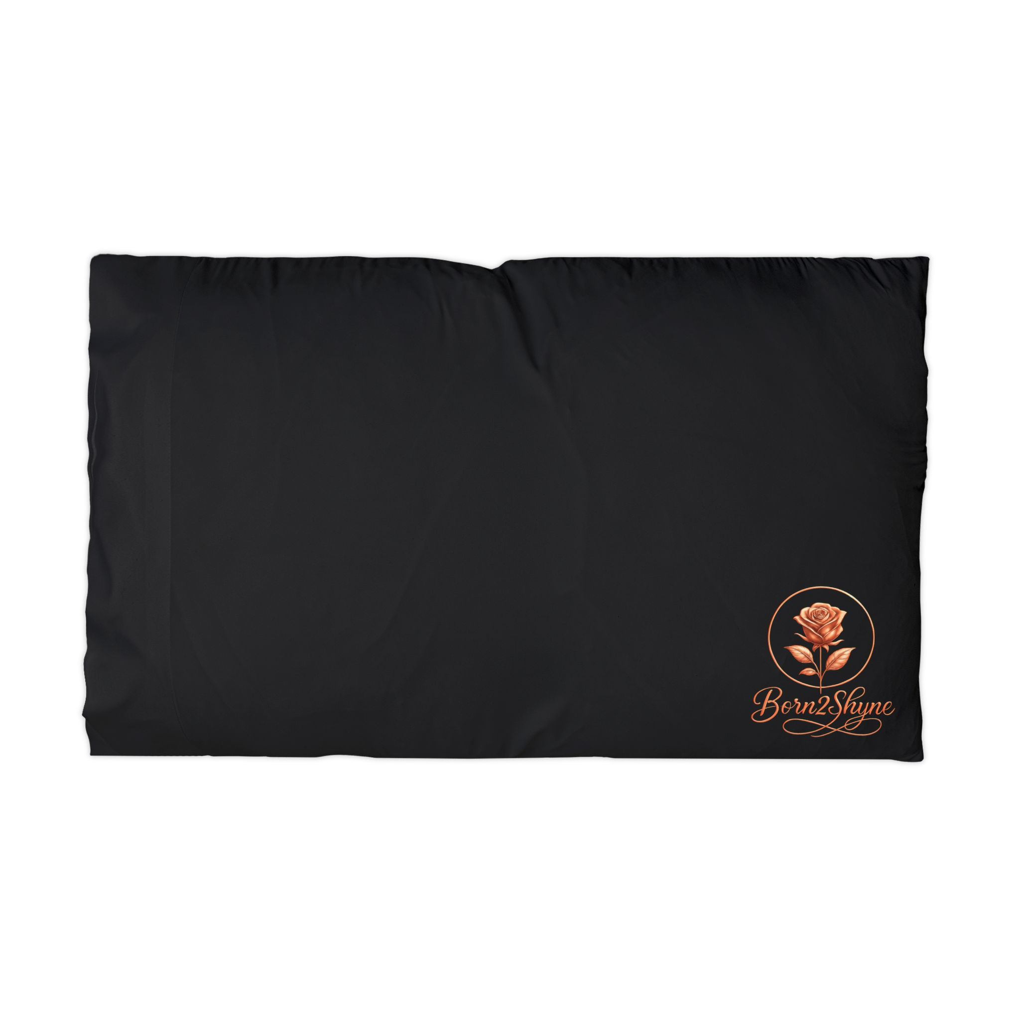 Rose Emblem Pillowcase — 'Born2Shyne' Microfiber Decorative Pillowcase