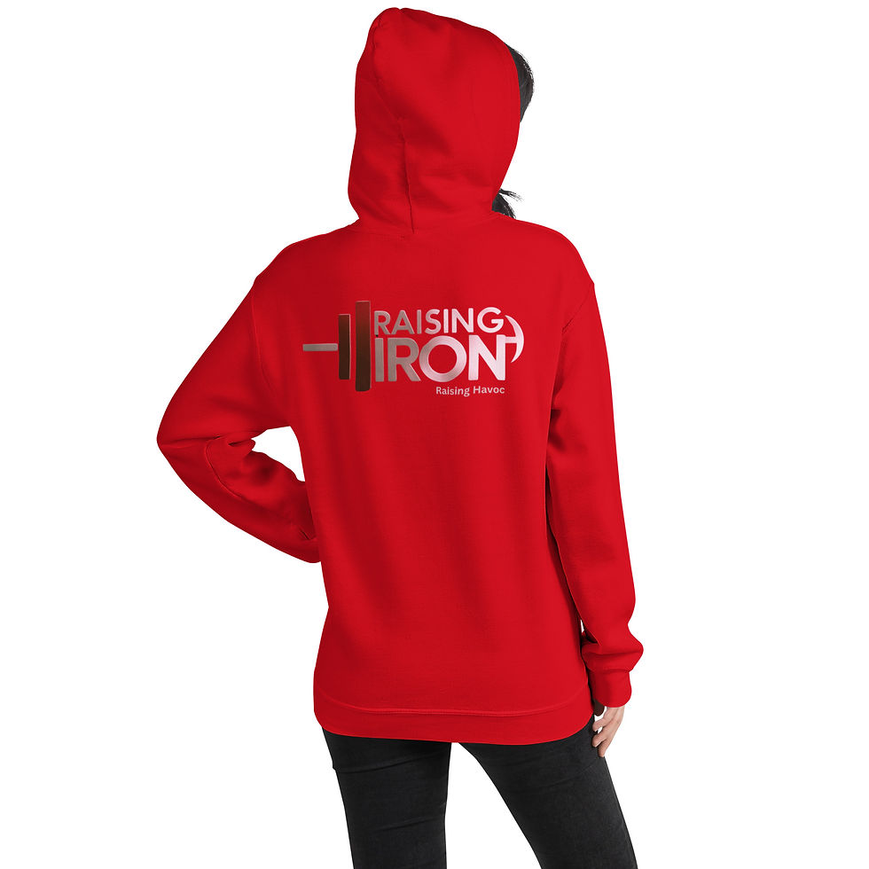Thumbnail: Raising Iron Womens Unisex Hoodie