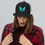 Thumbnail: Outlaw Woman Teal Trucker Cap