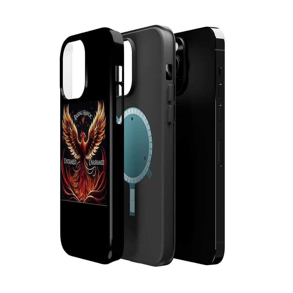 Thumbnail: Phoenix Design Magnetic Tough Phone Case - Untamed & Unashamed