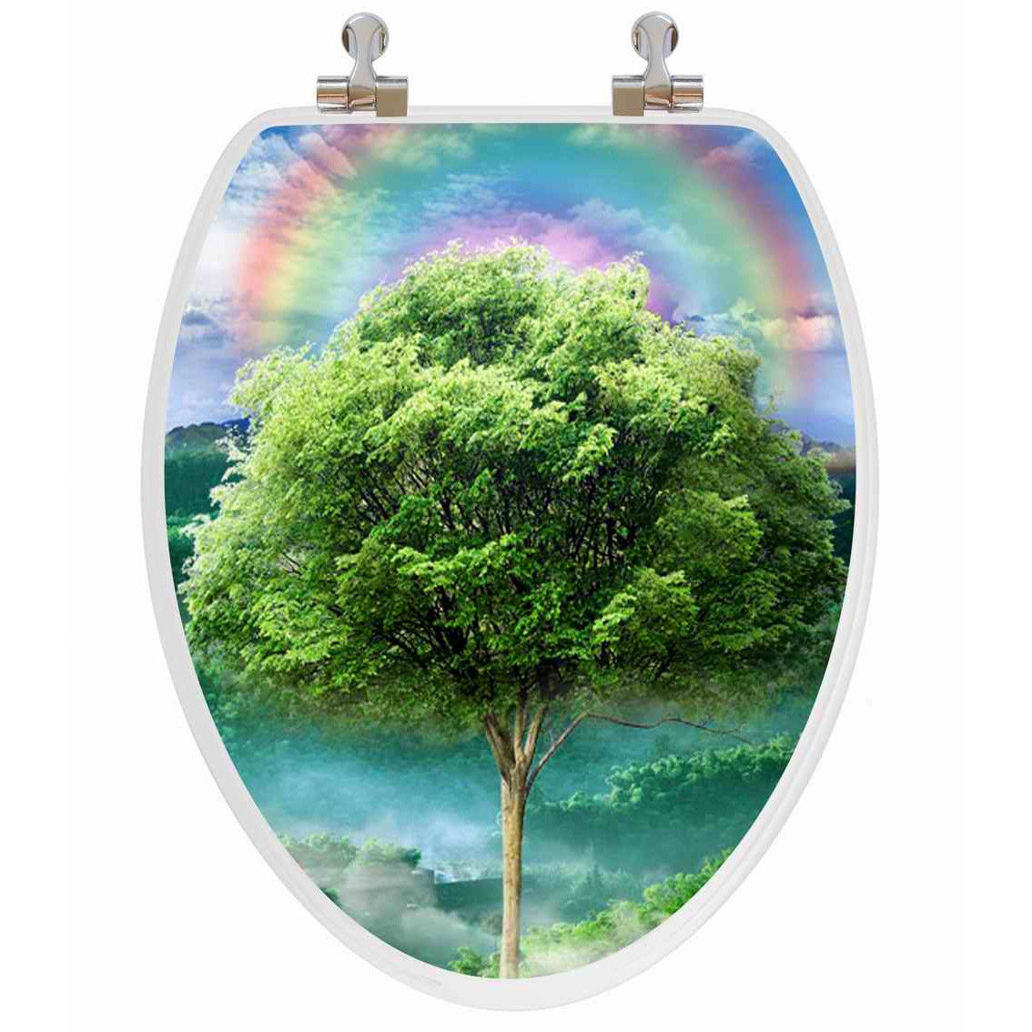 TopSeat 3D HD Tree Seasons Toilet Seat