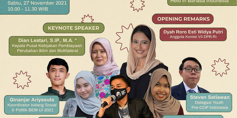 GYT #4: The Role of Youths in Maximizing Indonesia's COP26 Climate Commitments