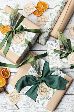 City Chic Design Firm Christmas Holiday Décor Gift Wrapping Inspiration