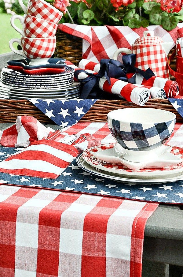 City Chic Design Firm Summer Holiday Décor   Tablescape Inspiration