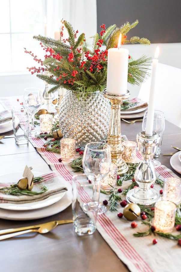 City Chic Design Firm Christmas Holiday Décor Tablescape Inspiration