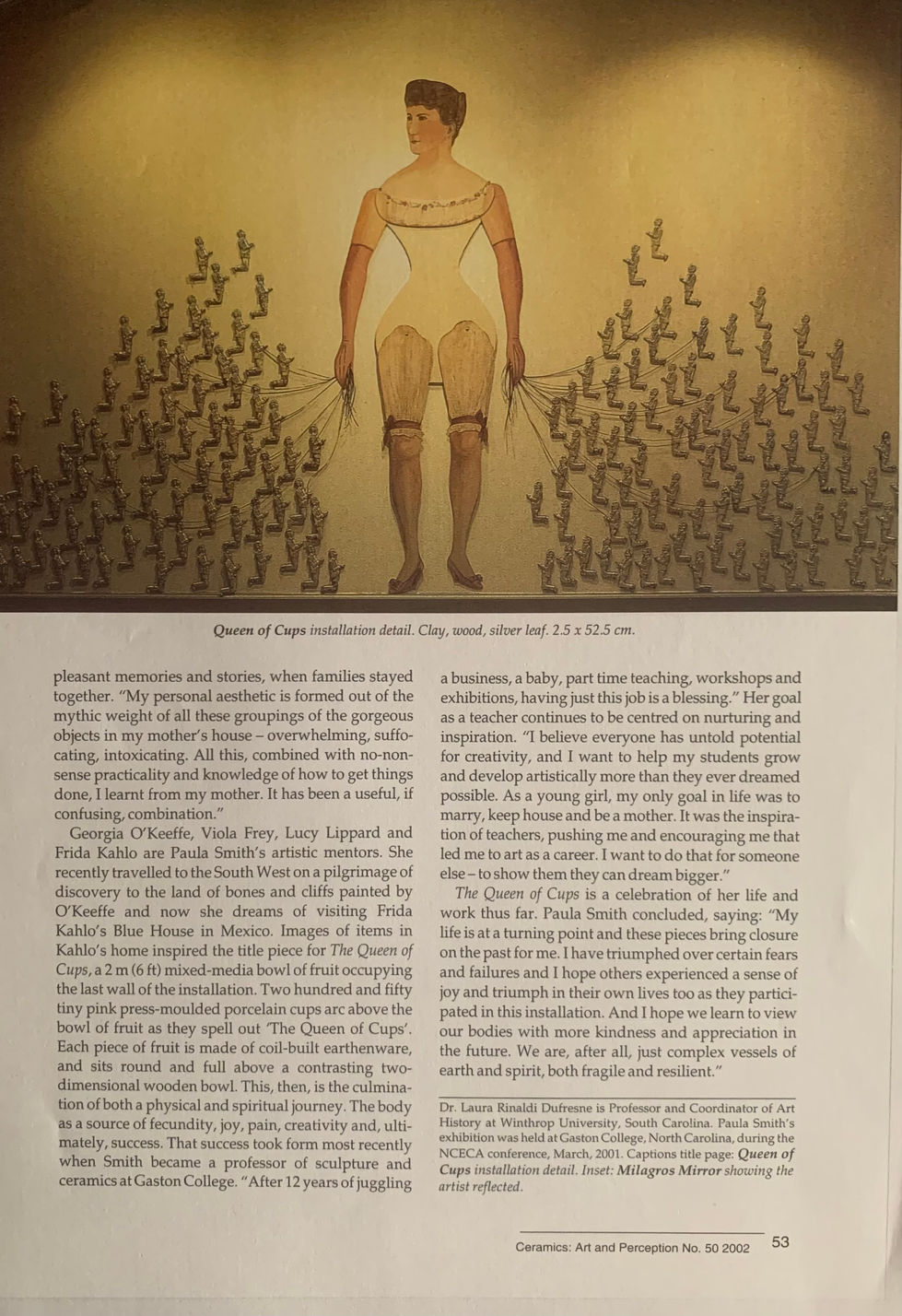 Ceramics Art and Perception, Queen of Cups