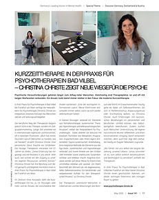 Artikel aus der discover Germany - Christina Christe