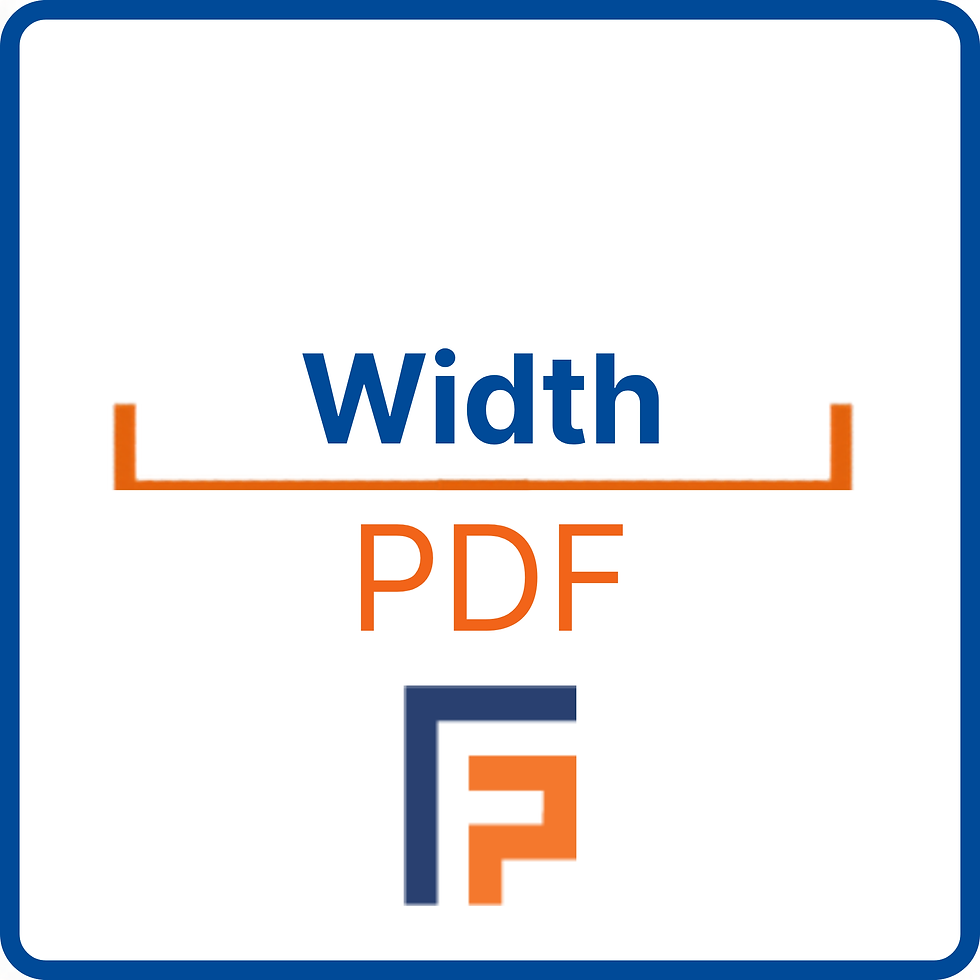 Thumbnail: All Australian Flatpack Products sorted by Width PDF