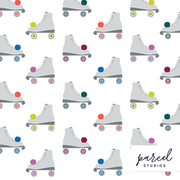 Roller Skate Party Fabric and Wallpaper