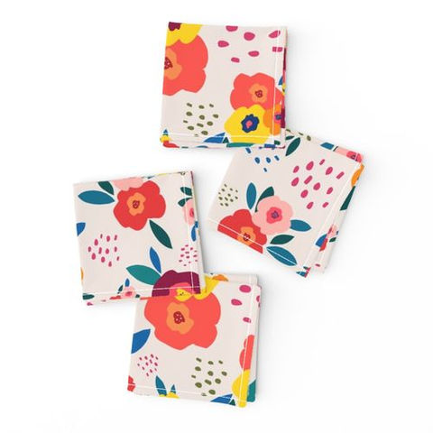 Spring Floral Napkins