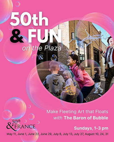 50th and Fun Social Media Graphic