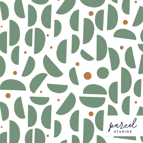 Geometric Circles Fabric