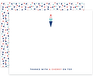Ice Cream Thank You Note Card