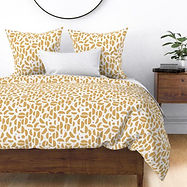 Honey Dijon Geometric Shape Bedding