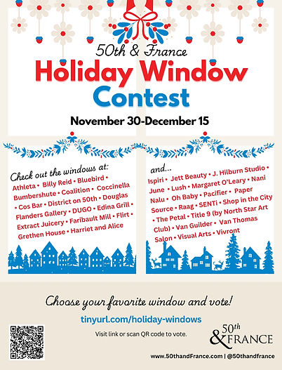 Holiday Window Contest Flyer