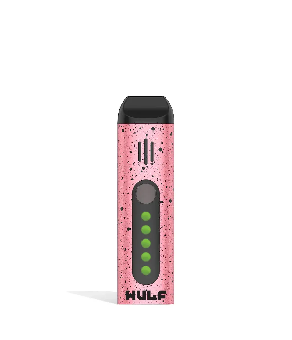 Wulf Mods Flora Portable Dry Herb Vaporizer Pink-Black Spatter