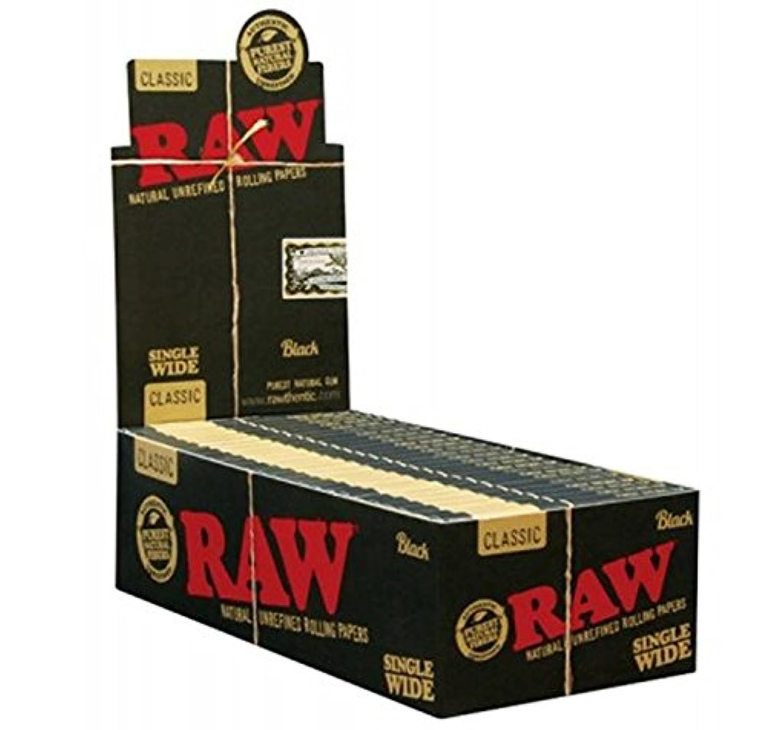 RAW Black Classic Single Wide Papers (25x100pk)