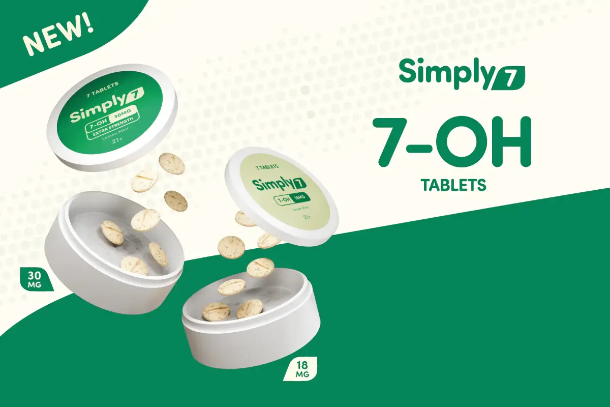 Simply7 Lemon Mint 7-Hydroxy Extract Tablets