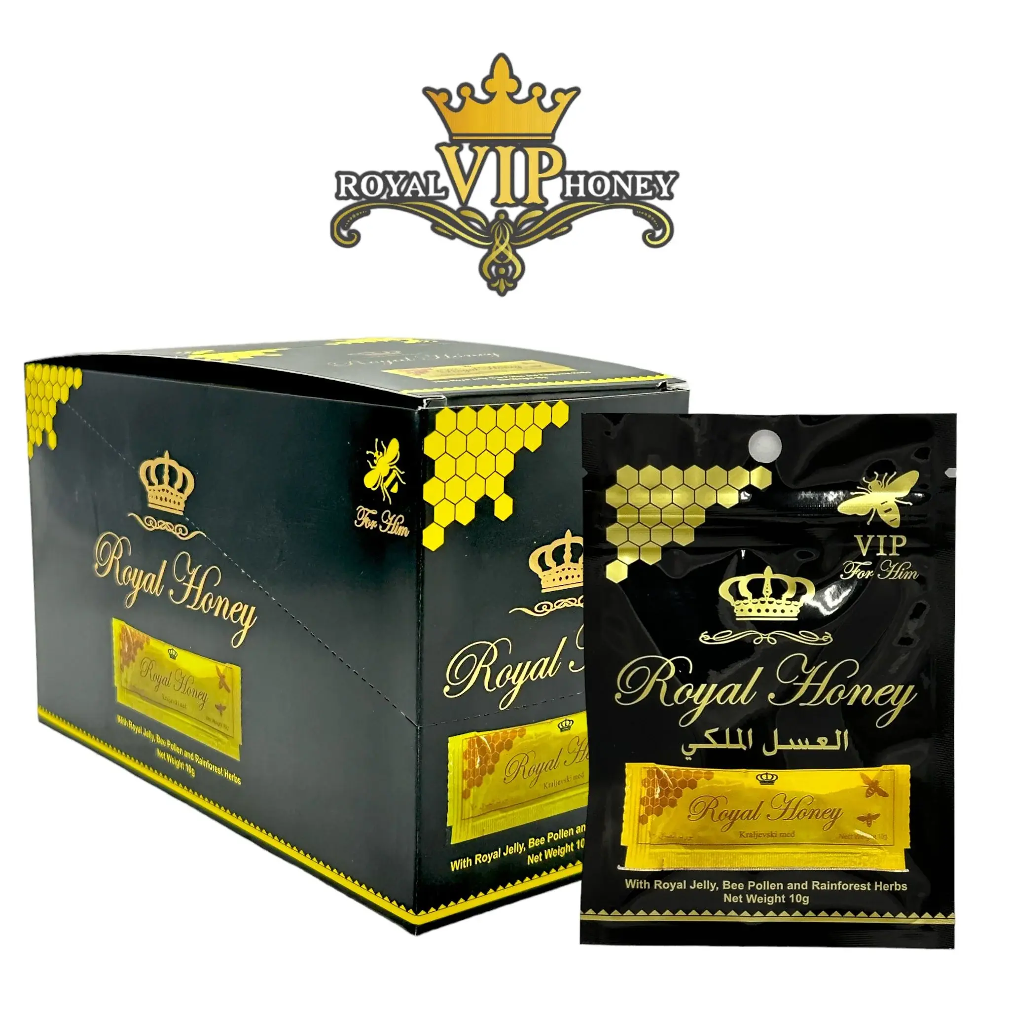 Royal Vip Honey Black Sachet (24pk)