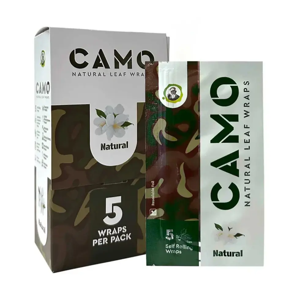 Thumbnail: Camo Natural Leaf Wraps (5ct x 25ct Display)