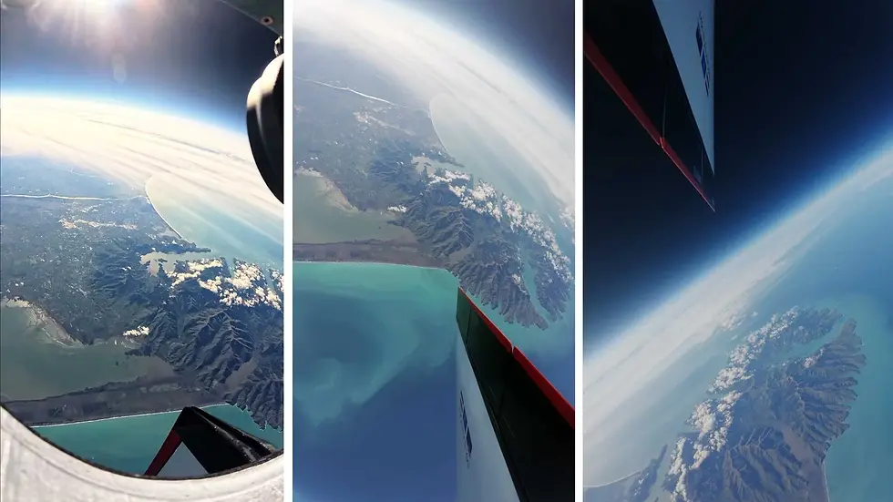 Aurora's onboard camera images. Photo credit: Dawn Aerospace.