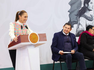 En 2026, Presidenta Claudia Sheinvaun fortalece obra en Puebla