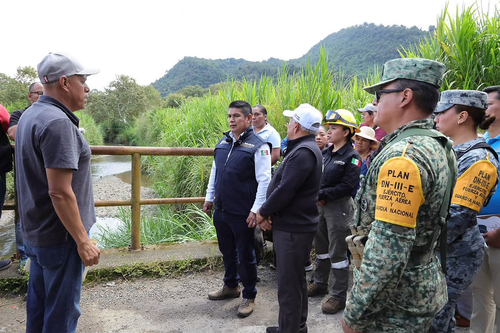 REFUERZA GOBIERNO ESTATAL PREVENCIÓN POR INUNDACIONES; INTERVENDRÁ ARROYO DE SAN AGUSTÍN ATLIHUÁCAN