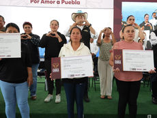 GOBIERNO ESTATAL CONSOLIDA BIENESTAR EN QUECHOLAC CON OBRA COMUNITARIA