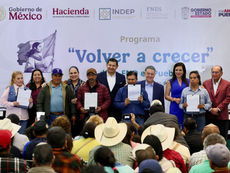 VOLVER A CRECER” DEVUELVE TRANQUILIDAD Y PATRIMONIO A FAMILIAS PRODUCTORAS DE PUEBLA
