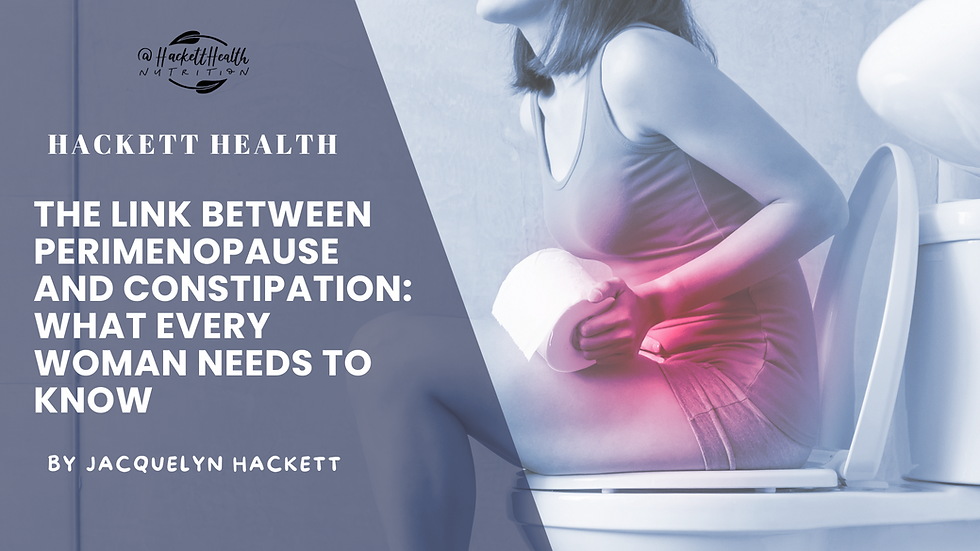 The Link Between Perimenopause and Constipation: What Every Woman Needs to Know