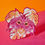 Thumbnail: Lesbian Flag Cat Holographic Sticker Front View One