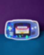 Gameboy Holographic Sticker Front View Two