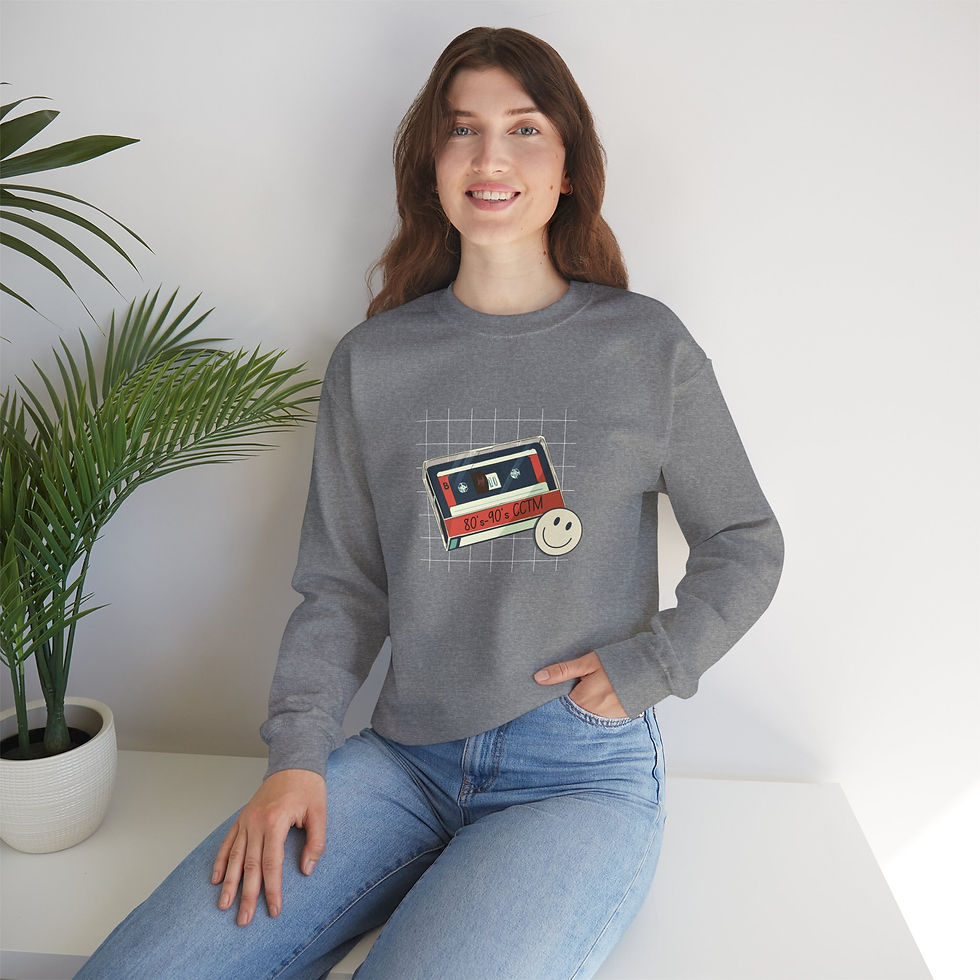 Thumbnail: MixTape of Christian Contempory Music - Unisex Heavy Blend™ Crewneck Sweatshirt