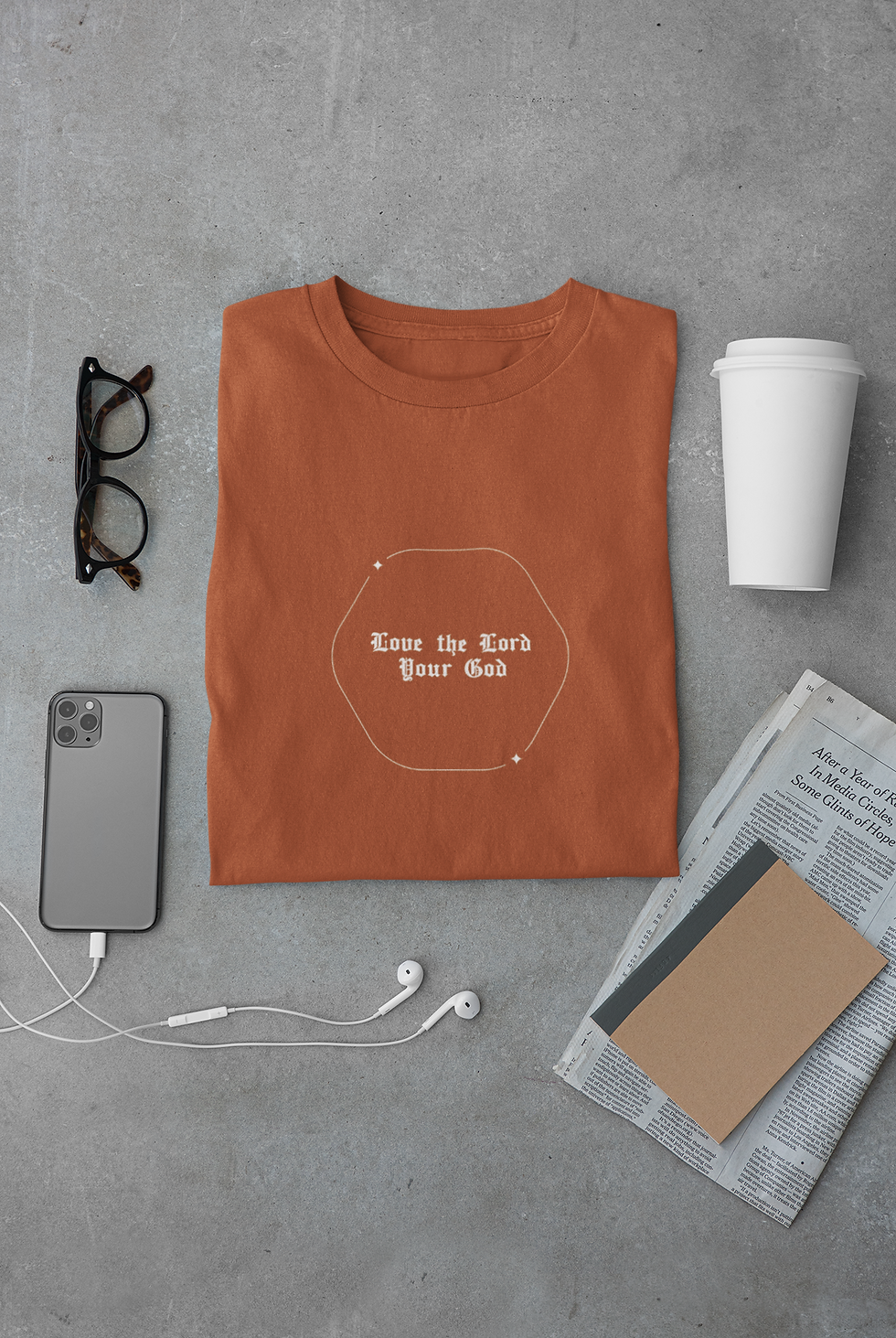 Thumbnail: Love The Lord Your God - Unisex Christian Casual Tee