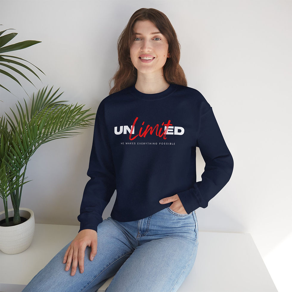 Thumbnail: Unlimited - Christian Unisex Heavy Blend™ Crewneck Sweatshirt