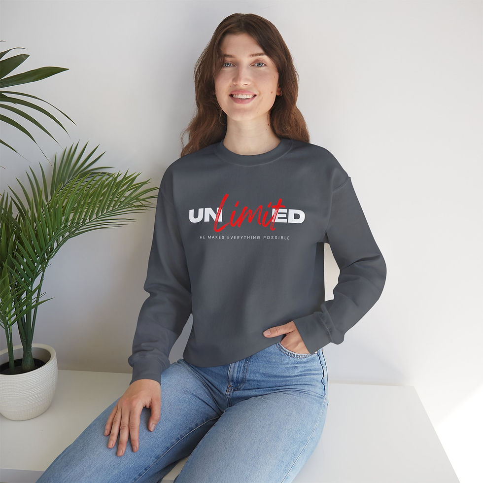 Thumbnail: Unlimited - Christian Unisex Heavy Blend™ Crewneck Sweatshirt