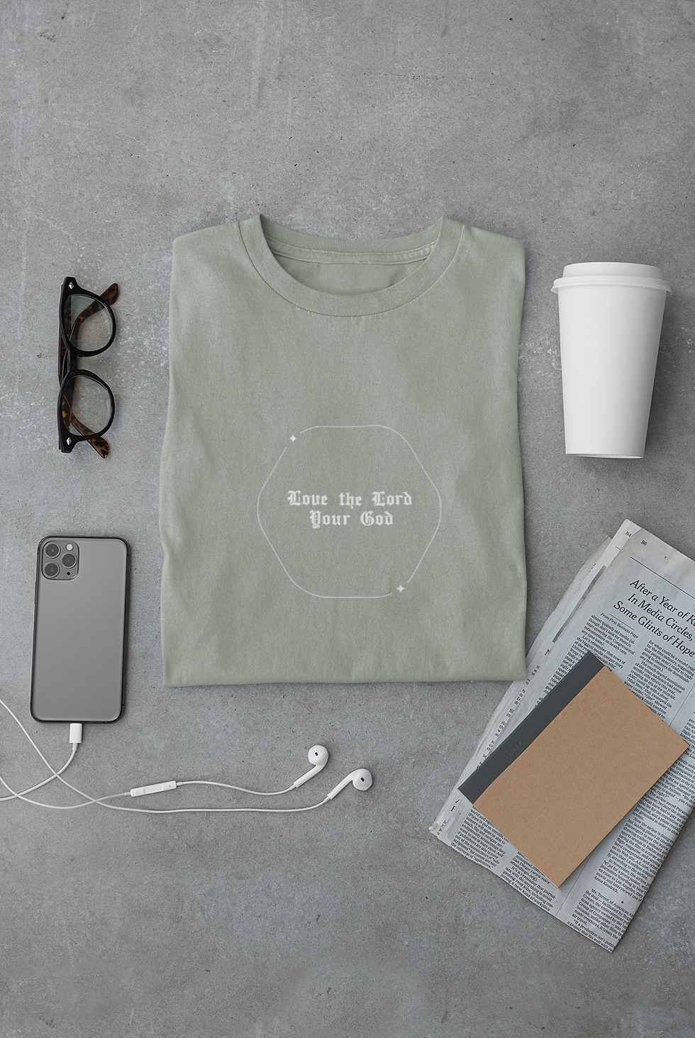 Thumbnail: Love The Lord Your God - Unisex Christian Casual Tee