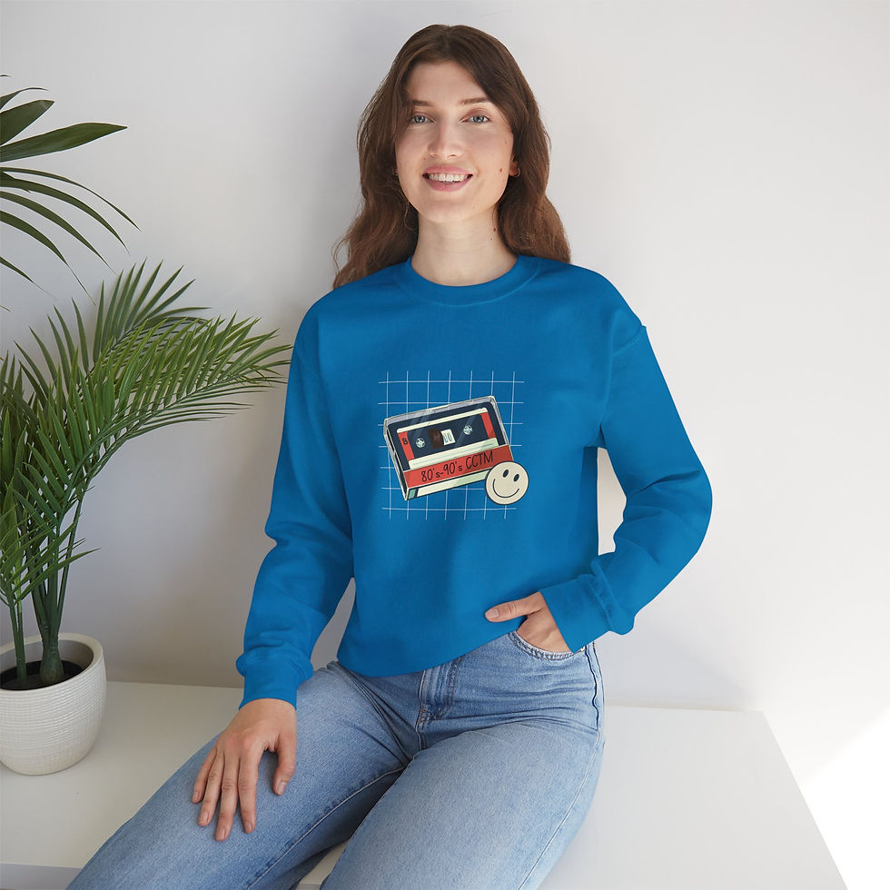 Thumbnail: MixTape of Christian Contempory Music - Unisex Heavy Blend™ Crewneck Sweatshirt