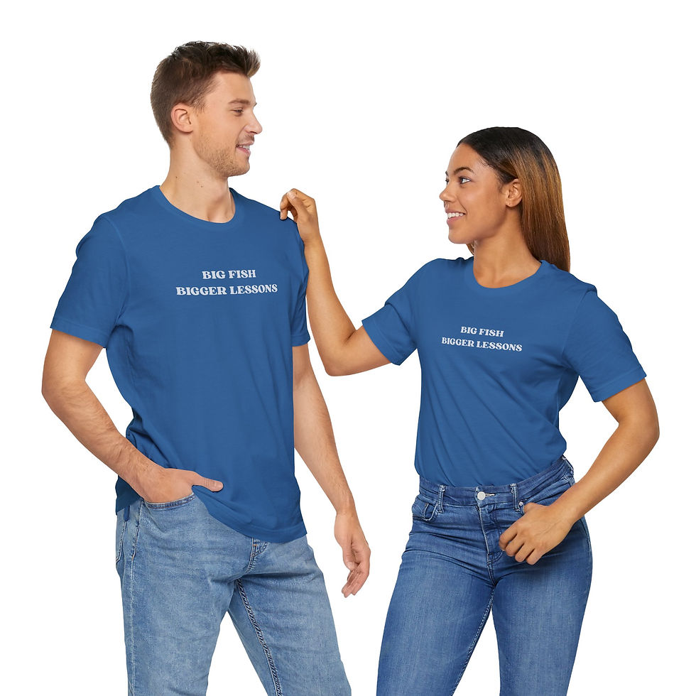 Thumbnail: Big Fish, Bigger Lessons Tee | Unisex Christian Casual Shirt