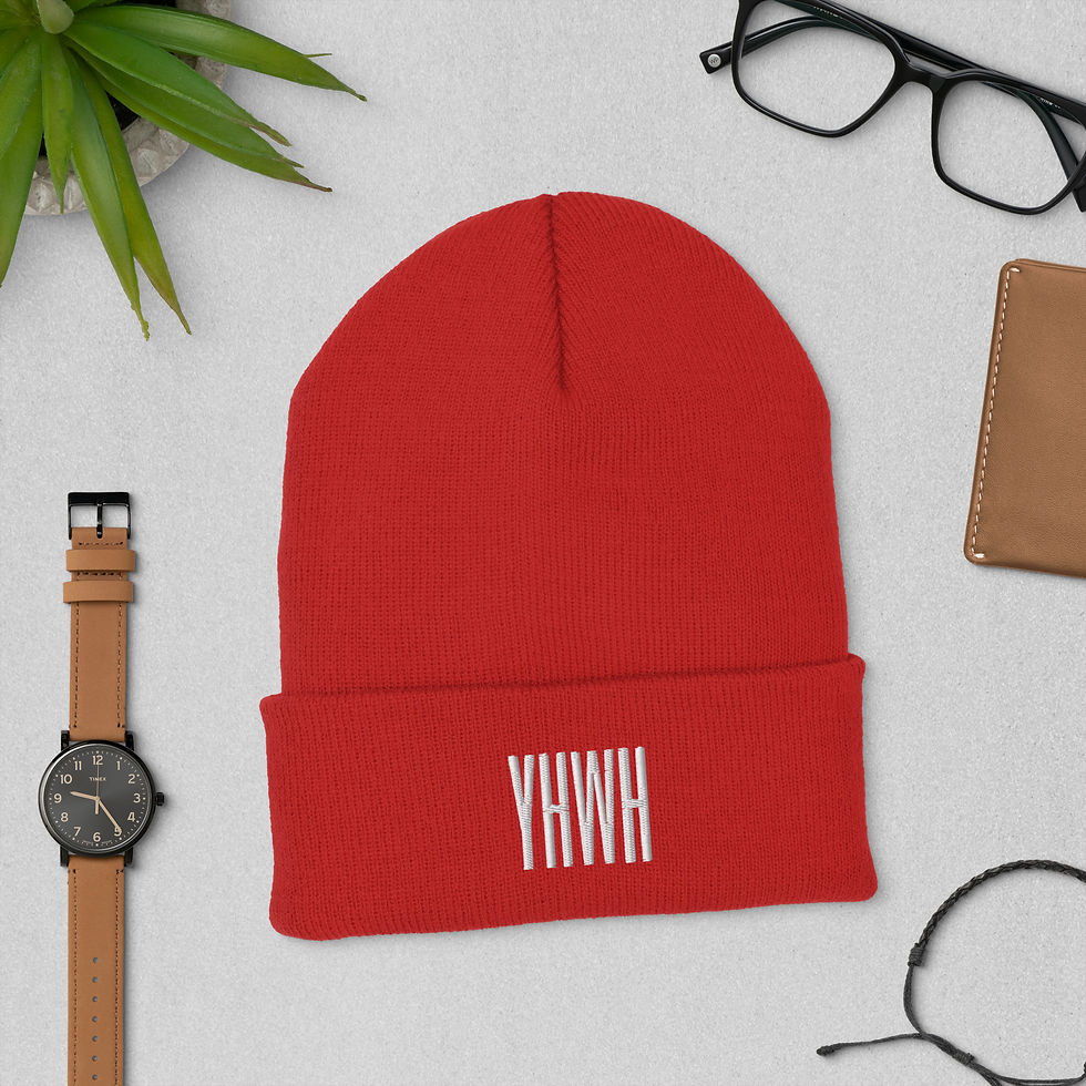 Thumbnail: YHWH - Cuffed Beanie