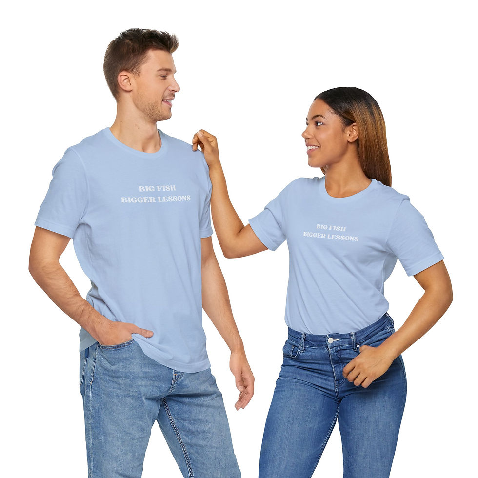 Thumbnail: Big Fish, Bigger Lessons Tee | Unisex Christian Casual Shirt