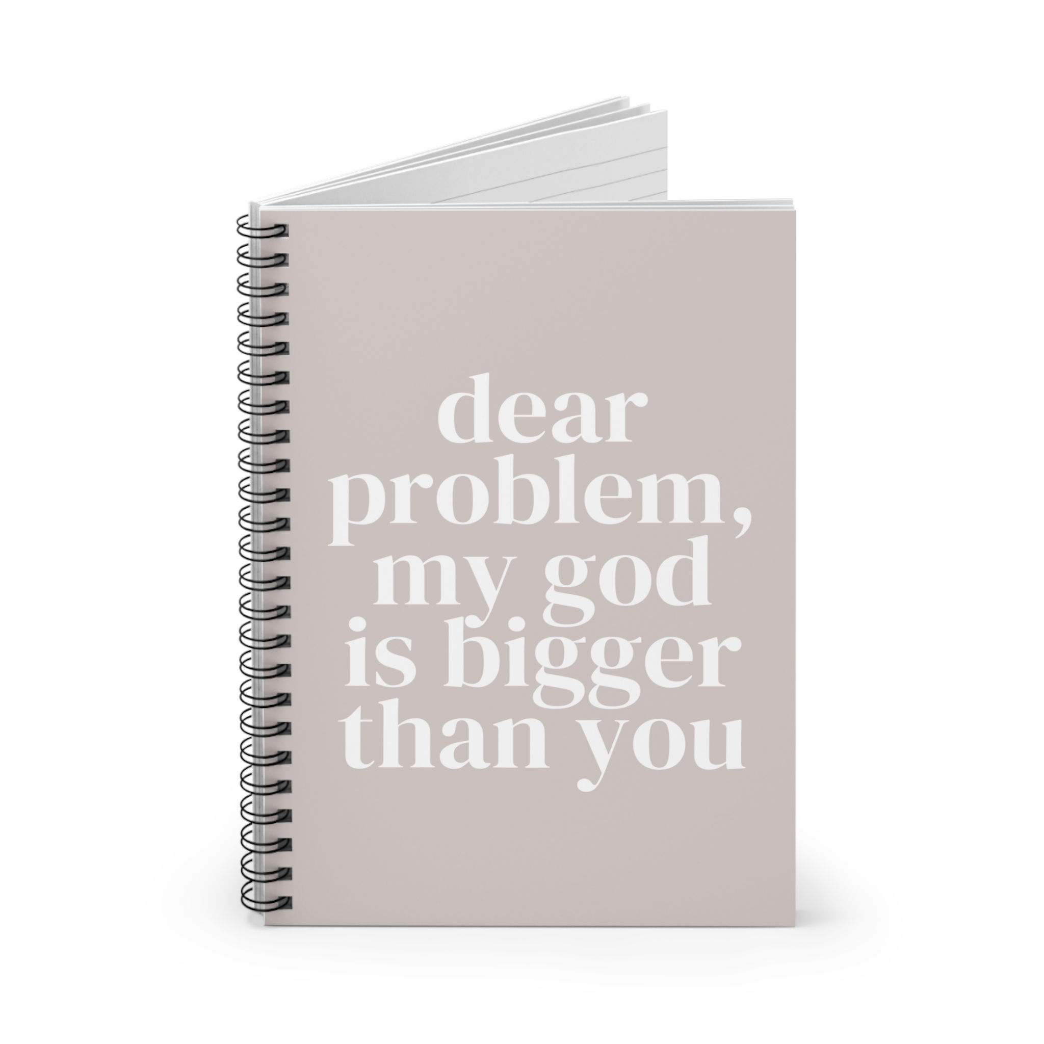 Dear Problem - Spiral Notebook - Ruled Line