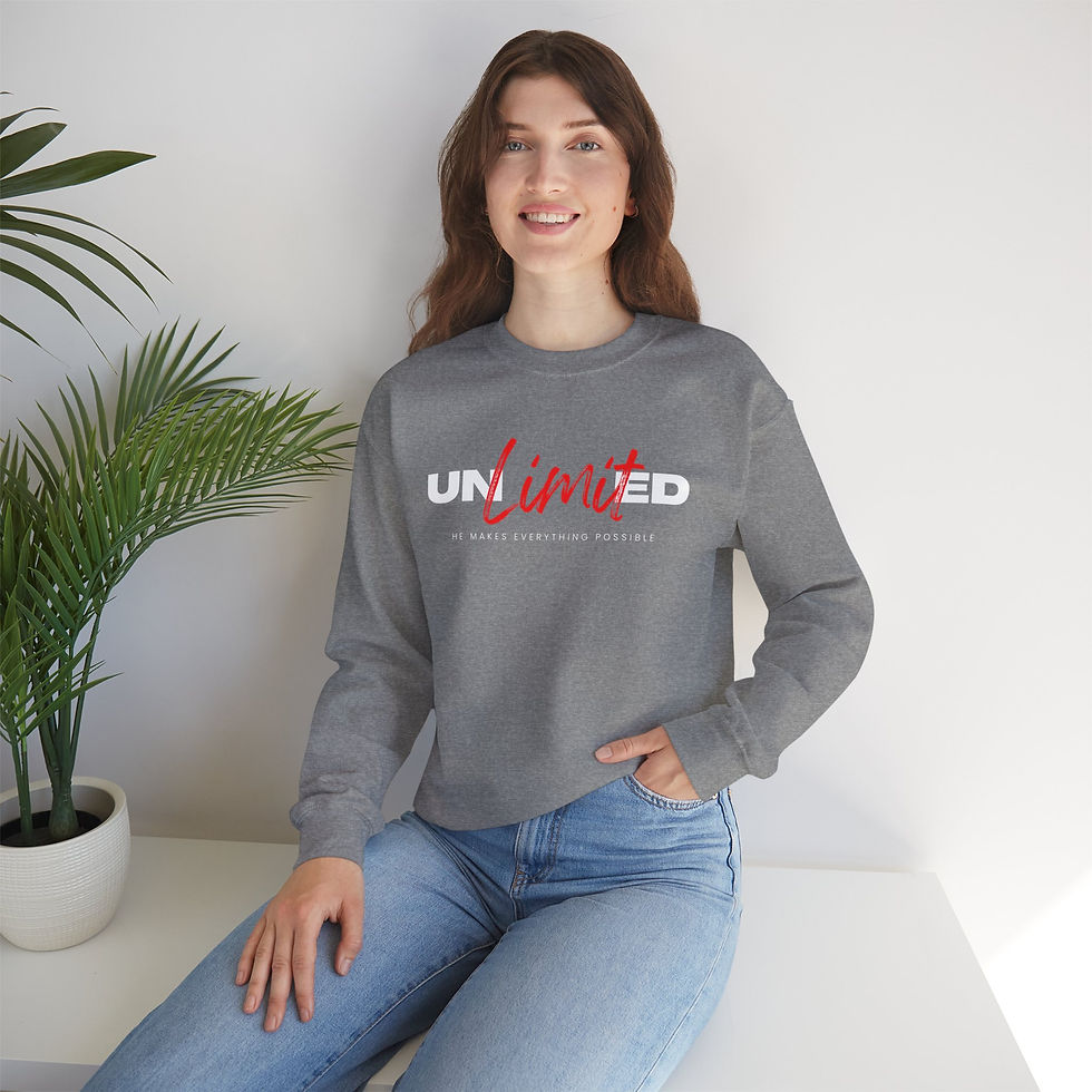 Thumbnail: Unlimited - Christian Unisex Heavy Blend™ Crewneck Sweatshirt