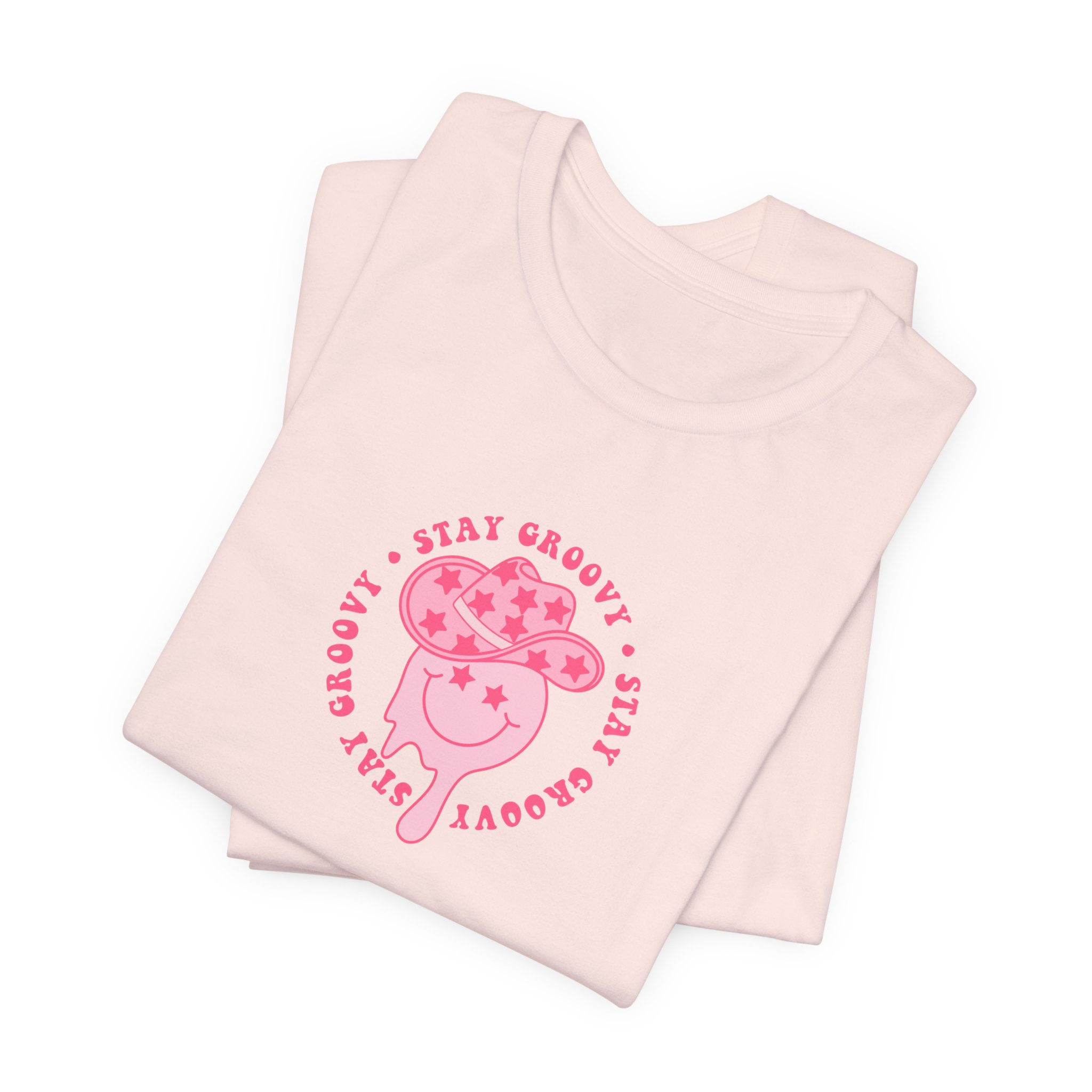 Groovy Floral Tee - Unisex Jersey Short Tee