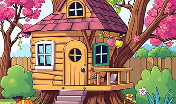 colorful clubhouse backyard treehouse clip art.jpg
