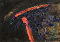 50x70cm -Tecnica mista su carta