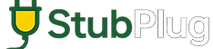 StubPlug logo we'll see for dark colors_