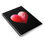 Thumbnail: Love Line Pink-Red Heart Spiral Notebook - Ruled Line