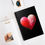 Thumbnail: Love Line Pink-Red Heart Spiral Notebook - Ruled Line