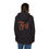 Thumbnail: Adidas x Fractured Sunlight Unisex Fleece Hoodie with Fading Stylish Skull Des